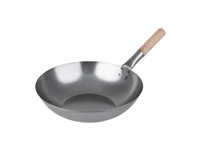 Buy your Vogue zacht stalen wok met platte bodem 35,5cm at Supplierz BV