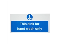 Een Vogue 'Hand wash only' vinyl sticker koop je bij Supplierz BV