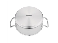 Een Vogue RVS inductie kookpan 24cm 4,5L koop je bij Supplierz BV