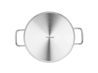 Een Vogue RVS inductie kookpan 28cm 7,5L koop je bij Supplierz BV