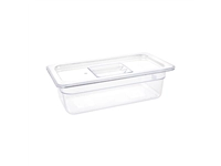 Vous pouvez acheter un Vogue polycarbonaat 1/3 gastronorm container 100mm transparant chez Supplierz BV