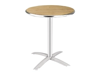 Een Bolero ronde tafel met kantelbaar essenhouten blad 60cm koop je bij Supplierz BV