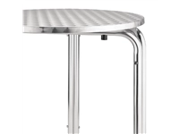 Een Bolero ronde stapelbare RVS tafel 60cm koop je bij Supplierz BV