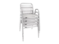 Een Bolero stapelbare aluminium stoelen (4 stuks) koop je bij Supplierz BV