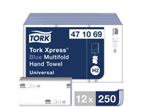 Buy your Tork Z-gevouwen handdoeken 1-laags blauw (12 stuks) at Supplierz BV