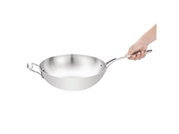 Buy your Vogue tri-wall wok met vlakke bodem 35cm at Supplierz BV