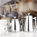 Een Olympia conische geïsoleerde theepot met filter st/st - 350ml koop je bij ShopXPress