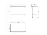 Een Holmes roestvrijstalen wandtafel met opstand 1500 mm koop je bij ShopXPress