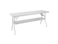 Een Vogue roestvrijstalen opklapbare werktafel 1830x760x780 koop je bij ShopXPress