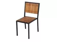 Een Bolero stalen en acaciahouten stoelen (4 stuks) koop je bij ShopXPress