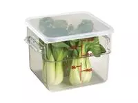 Een Cambro Camsquare vierkante polycarbonaat voedseldoos 11,4L koop je bij ShopXPress