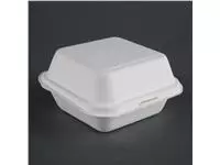 Een Fiesta Compostable bagasse hamburgerbakjes 153mm (500 stuks) koop je bij ShopXPress