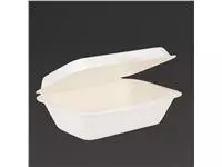 Een Fiesta Compostable bagasse maaltijddozen 182mm (250 stuks) koop je bij ShopXPress