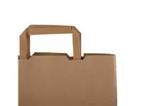 Een Vegware composteerbare gerecycled papieren tassen groot (250 stuks) koop je bij ShopXPress