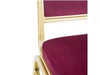 Een Bolero Regal stapelstoelen bordeauxrood (4 stuks) koop je bij ShopXPress