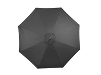 Een Bolero Sevilla Ronde Parasol 3m Diameter Zwart koop je bij ShopXPress