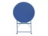 Een Bolero perth pavement style ronde tafel donker marineblauw koop je bij ShopXPress