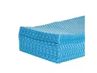 Een Jantex Solonet non-woven schoonmaakdoekjes 58(B) x 33(D)cm blauw (50 stuks) koop je bij ShopXPress