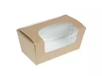 Een Colpac kraft gebaksdoosjes met venster composteerbaar (500 stuks) koop je bij ShopXPress