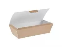 Een Colpac afsluitbare kraft voedselbakjes composteerbaar 25cm (150 stuks) koop je bij ShopXPress