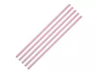 Een Fiesta Compostable composteerbare papieren rietjes roze (250 stuks) koop je bij ShopXPress