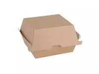 Een Fiesta Compostable composteerbare hamburgerdoosjes kraft klein (200 stuks) koop je bij ShopXPress