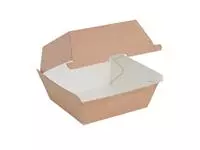 Een Fiesta Compostable composteerbare hamburgerdoosjes kraft klein (200 stuks) koop je bij ShopXPress