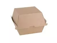 Een Fiesta Compostable composteerbare hamburgerdoosjes kraft groot 112mm vierkant (150 stuks) koop je bij ShopXPress