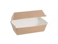 Een Fiesta Compostable composteerbare hamburgerdoosjes kraft klein 172mm (200 stuks) koop je bij ShopXPress