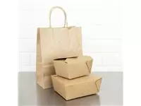 Een Fiesta Compostable composteerbare kartonnen voedseldozen 600ml (400 stuks) koop je bij ShopXPress