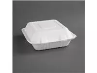 Een Fiesta Compostable composteerbare bagasse voedseldozen 3 compartimenten (200 stuks) koop je bij ShopXPress