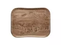 Een Cambro Century Woodgrain dienblad licht olijfhout dessin 36x46cm koop je bij ShopXPress