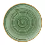 Een Churchill Stonecast Samphire Green bord met opstaande rand 25.9 cm pak van 6 koop je bij ShopXPress