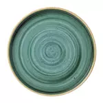 Een Churchill Stonecast Samphire Green bord met opstaande rand 22 cm pak van 6 koop je bij ShopXPress