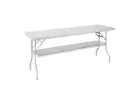 Een Vogue RVS inklapbare werktafel 1830x610x780 koop je bij ShopXPress