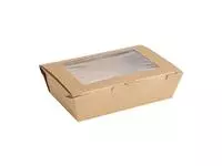 Een Fiesta Recyclable saladeboxen met PET venster 700ml (200 stuks) koop je bij ShopXPress