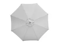 Een Bolero ronde parasol grijs 300cm koop je bij ShopXPress