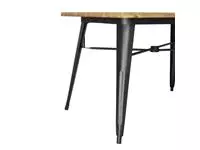 Een Bolero aluminium outdoor tafel 120x76x76cm licht houtdessin koop je bij ShopXPress