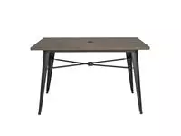 Een Bolero aluminium outdoor tafel 120x76x76cm donker houtdessin koop je bij ShopXPress