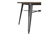 Een Bolero aluminium outdoor tafel 120x76x76cm donker houtdessin koop je bij ShopXPress