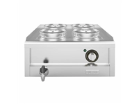 Een Buffalo 600 serie 4 pot bain marie koop je bij ShopXPress