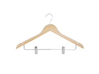 Een Bolero houten hanger met antislipclips (pak van 10) koop je bij ShopXPress