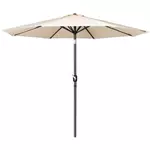 Een Bolero sevilla ronde parasol diameter 3 meter crème koop je bij ShopXPress