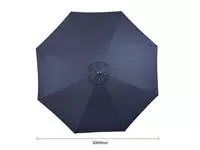 Een Bolero sevilla ronde parasol 3m diameter marineblauw koop je bij ShopXPress