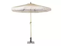 Een Bolero sicilië ronde gestreepte parasol met een diameter van 2 meter koop je bij ShopXPress