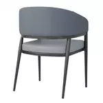 Een Bolero meridian binnenstoelen - steengrijs blauw (set van 2) koop je bij ShopXPress