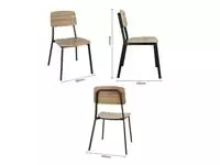 Een Bolero beaufort houten eetkamerstoelen (pak van 2) koop je bij ShopXPress