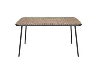 Een Bolero santorini rechthoekige tafel houteffect 1400 mm koop je bij ShopXPress