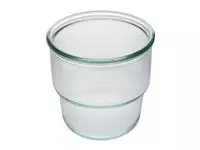 Een Olympia gerecycled glas geribbelde stapelbare bekers 300 ml (pak van 6) koop je bij ShopXPress