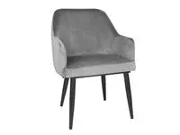 Een Bolero Lia Velvet stoelen grijs (2 stuks) koop je bij ShopXPress